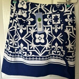 Skort skirt with side pockets brand new boutique style